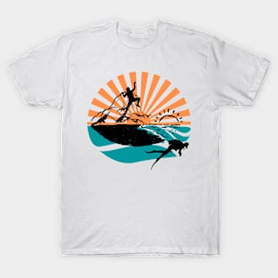 Diving and climbing lover T-Shirt